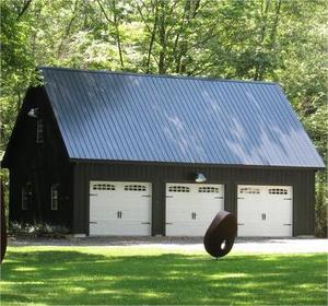 现代棚屋钢结构预制金属房屋2三车车库套件建筑车间陈列室出售中国制造 - Product Image 2