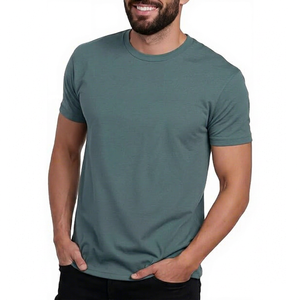 High Quality <b>Ring</b> Spun Cotton T Shirt Classic Fit Custom Screen Print Embroidery Plain Blank Apparel Wholesale Manufacturer OEM - Product Image 1