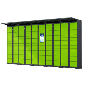 ตู้ล็อกเกอร์พัสดุอัจฉริยะ 10 ตู้ พร้อมหน้าจอสัมผัสขนาด 21.5 นิ้ว สำหรับรับสินค้าด้วยตนเอง เหมาะสำหรับชุมชน - Product Image 2