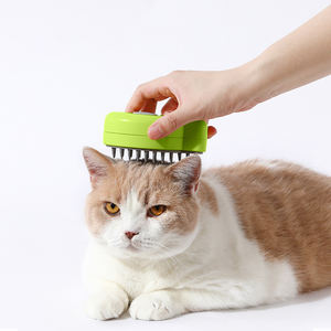 แปรงหวีขนสัตว์เลี้ยงแบบปุ่มเดียวหวีนวดกำ<span class=keywords><strong>จัด</strong></span><span class=keywords><strong>ขน</strong></span>สัตว์เลี้ยงแบบส<span class=keywords><strong>เปร</strong></span><span class=keywords><strong>ย์</strong></span>ฆ่าเชื้อด้วย UV - Product Image 3