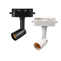 Support de lampe sur rail E27 pour 2 spots, douille E27, support de lampe domestique à vis, support de lampe LED à économie d'énergie, tête de lampe sur rail