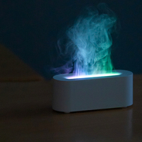 Mini humidificateur aromathérapeutique à sept couleurs, alimenté par USB/électricité, diffuseur de parfum automatique, capacité de 80 ml, pour la maison et le bureau