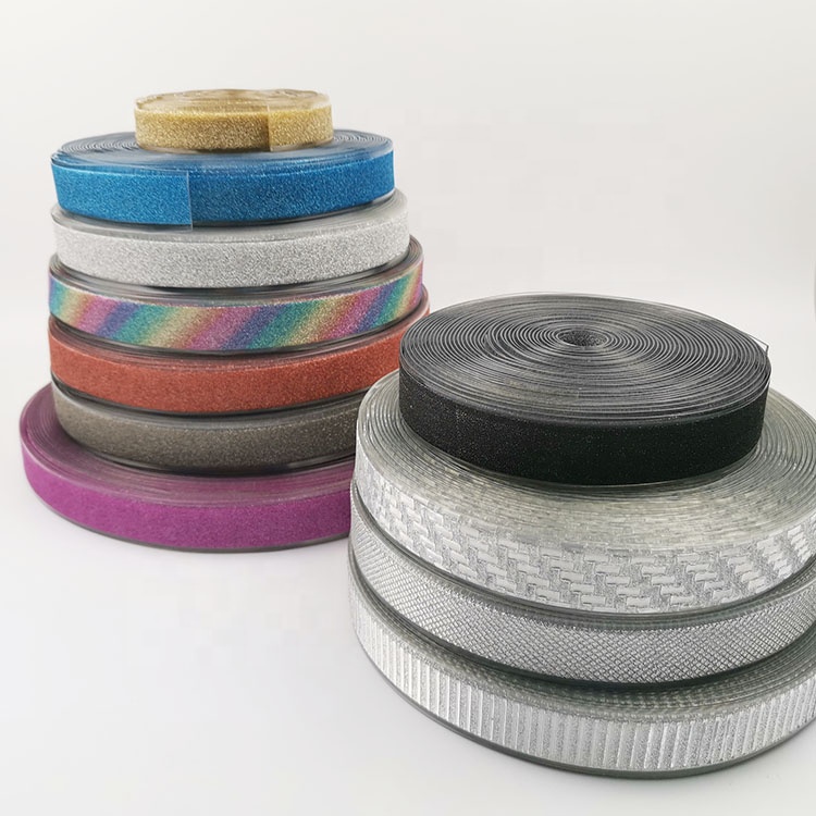 Цветной водонепроницаемый блестящий ПВХ ремешок для тапочек