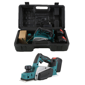 Raboteuse <span class=keywords><strong>électrique</strong></span> multifonctionnelle rechargeable <span class=keywords><strong>sans</strong></span> <span class=keywords><strong>fil</strong></span> portable pour le travail du bois - Product Image 1