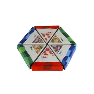 Fornecedor Logotipo Personalizado Design Impresso Embalagem Em Massa Barato Quadrado Personalizado Pizza Box