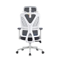 Chaise d'ordinateur en maille pour bureau à domicile chaise ergonomique pivotante à dossier haut chaise d'ordinateur de direction pour adultes