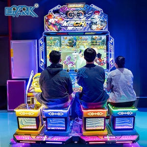 Machine de jeu de course de voiture d'arcade de simulateur vitesse dérive <span class=keywords><strong>4</strong></span> joueurs Mech machine de course de voiture volante pour centre de jeu intérieur - Product Image 1