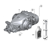Accessoires de voiture de haute qualité pour BMW X1 18i E84 SAV Europe N46N Ensemble de différentiel arrière 33107612472
