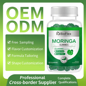 Vente en gros 10000mg de <span class=keywords><strong>Moringa</strong></span> Super Greens Gummies Supplément saveur personnalisée naturel végétalien Chine Fabricant adolescents antioxydant - Product Image 4