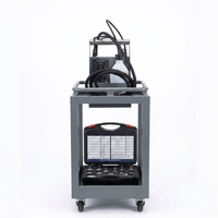 Amsxzo HY-5001 Cambiador de Líquido de Frenos por Pulsos DC12V, Sincronización de 4 Ruedas, 16 Adaptadores, Certificado CE, Herramienta para Taller Automotriz