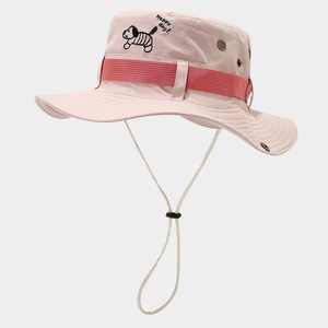 Chapeau Bob Rose et Violet Adorable pour <span class=keywords><strong>Chien</strong></span>, Idéal pour la Randonnée, le Safari, le Camping en Plein Air, la Pêche et le Cyclisme, avec Cordon Anti-Vent - Product Image 1