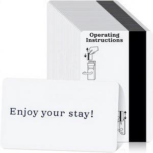 Tarjetas de Regalo para Hoteles, PVC Prepago, Habitaciones, Comedor, Servicios de Spa, Banda Magnética, Sobres, MOQ 500 Sets - Product Image 1