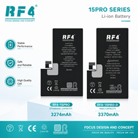 Batterie de remplacement pour iPhone 15 Pro 3274mAh 3370mAh Li-ion Haute Capacité Pièces de Rechange pour Téléphone Portable Vente en Gros