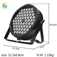 Redsun 60 pièces Par Light, éclairage de scène, couleur RVB, équipement de scène, éclairage LED Par Light