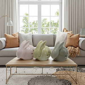 الأكثر مبيعًا زخرفة السيراميك أرنب البيض الخزف تخريج السنة الصينية الجديدة وعيد الميلاد زخرفة المفضلة للأطفال - Product Image 1