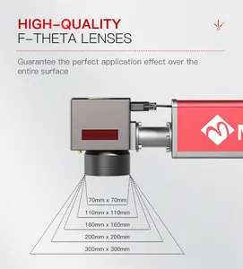 ピジョンリング用コンピューター付き50W卓上小型ファイバーレーザーマーキング機