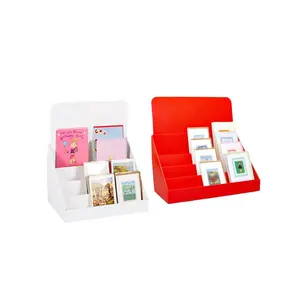 Custom Printed Card Board Display Greeting Card Display Stands Cardboard Display for Cards