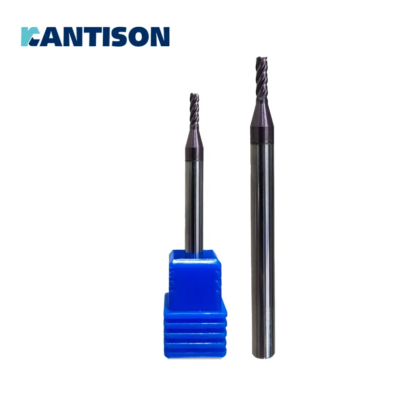 KANTISON Hot Sale Carbide 4 Flutes Square End Mill Hrc50/58/68 Multi Size In Stock Cnc Machine Tools Milling Cutter In Stock