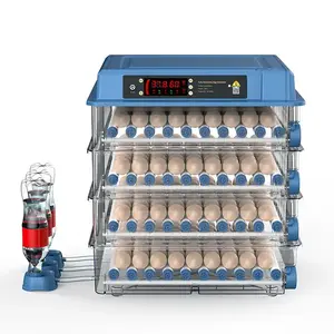 Incubateur d'oeufs 24-500 Incubateurs entièrement automatiques Machine à couver automatique Incubateur et éclosoir d'oeufs de poulet
