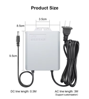 Mini UPS alimentation sans coupure AC 100V/240V 3600mAH DC 12V UPS pour routeur Wifi caméra de vidéosurveillance avec batterie peut être remplacée