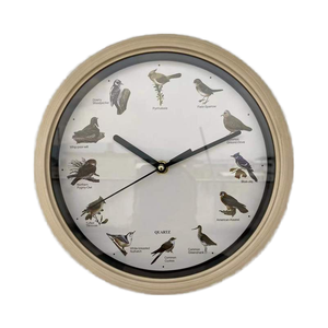Relojes de Pared Elegantes con Diseño de Pájaro Cantante de 10 y 12 Pulgadas, con Pantalla de Agujas, Relojes Musicales Personalizados - Product Image 3