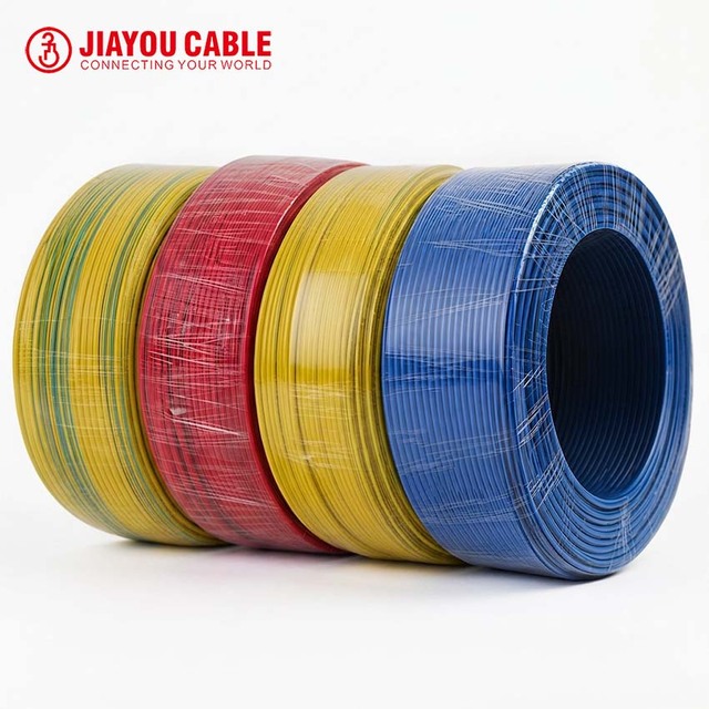 NYA 450/750V H07V-U Single Core 1.5/2.5/4/6/10mm2 PVC Insulated Electric Cable Building Wires for Lighting Systems or Switching