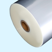 Film d'étiquetage pour bouteilles en papier synthétique BOPP nacré 88mic, facile à découper, sans bouclures, rouleau de base imprimable, largeur personnalisée pour étiquettes