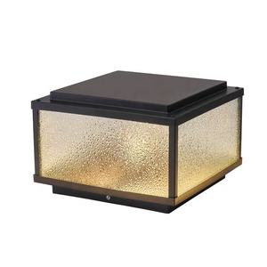 Fabricante de fábrica de alta calidad al aire libre impermeable Solar puerta principal poste columna luz Led Pilar luz al aire libre - Product Image 1