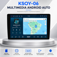 KSOY Radio mobil 16 inci Android, Radio mobil Stereo QLED nirkabel