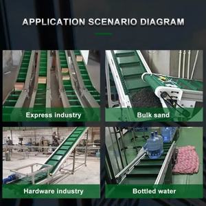 Chine approvisionnement Portable de qualité alimentaire ascenseur incliné palan à chaîne petit convoyeur d'escalade convoyeur à bande à rouleaux inclinés - Product Image 4