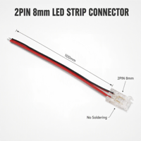 Conector de tira LED COB de 2, 3 y 4 pines al por mayor, terminal de cable IP65 sin soldadura para PC de 5 mm, 8 mm y 10 mm para cinta de luz flexible RGB CCT