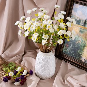 ดอกเบญจมาศเซรามิก CallaFloral ดอกไม้ประดิษฐ์สีขาว สำหรับตกแต่งงานแต่งงาน ทำด้วยมือ ก้านเดี่ยว - Product Image 1
