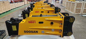 Caja de martillos hidráulicos SB 81 de alta calidad, tipo silencio para excavadoras pesadas de 18-26 toneladas, Motor de rocas duras de demolición eficiente - Product Image 5