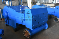 Pompe à boue triplex haute pression 3TP-1800 pour forage directionnel horizontal (HDD) sans tranchée, 187 CV, 1300 PSI