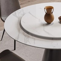 Table à manger ovale multifonctionnelle écologique, design italien, éléments robustes, plateau en ardoise moderne, meubles de maison en métal