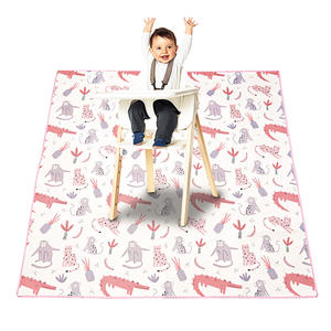 Sevrage enfant en bas âge bébé Splat tapis sevrage tapis de déversement pour animaux de compagnie enfant étanche en désordre chaise haute tapis anti-éclaboussures - Product Image 1