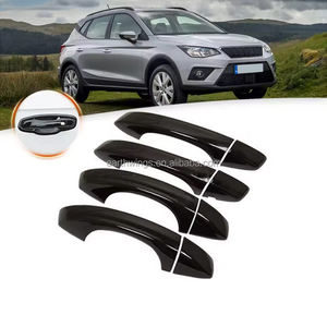 Pour <span class=keywords><strong>Arona</strong></span> KJ7 2017-2022 siège brillant noir poignée de porte couverture garniture ensemble style autocollants voiture Auto extérieur accessoires - Product Image 1