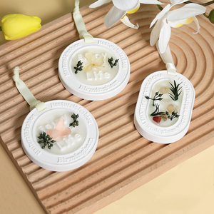 الحرف اليدوية الإبداعية يمكن DIY الديكور الجص رائحة الناشر الجبس للمنزل/خزانة الملابس/سيارة قلادة شنقا - Product Image 3