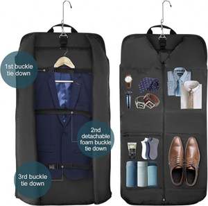 Free Sample Garment <b>Bag</b> Travel <b>Suit</b> <b>Bag</b> <b>for</b> Men Large 40-Inch Hanging Suitcase Luggage <b>Bags</b> <b>for</b> Travel - Product Image 4