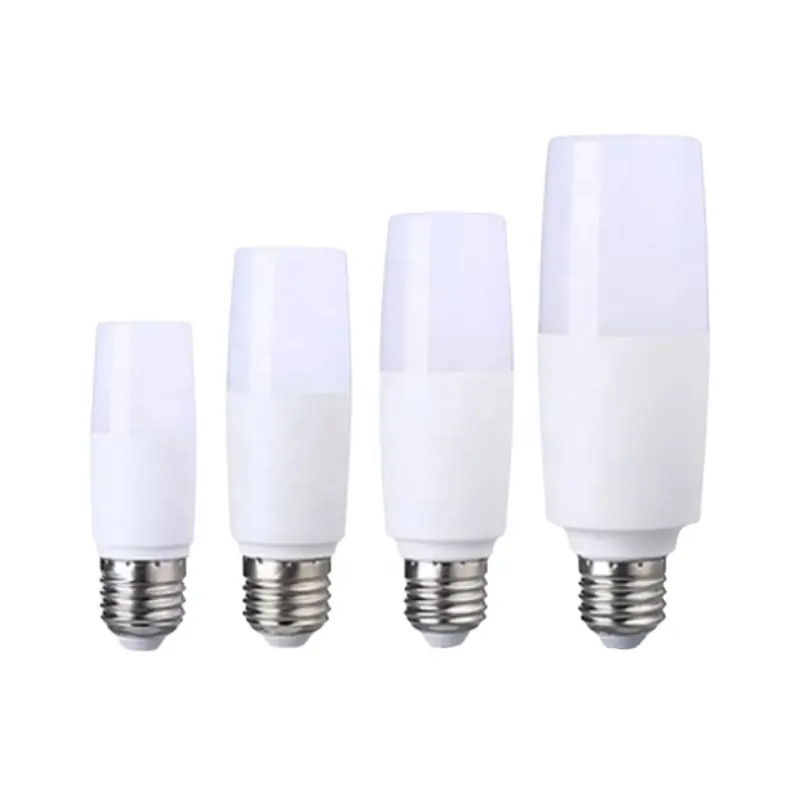 Bombilla de luz LED columnar Blanco E27 tornillo hogar bombilla de ahorro de energía bombilla de luz cálida al por mayor