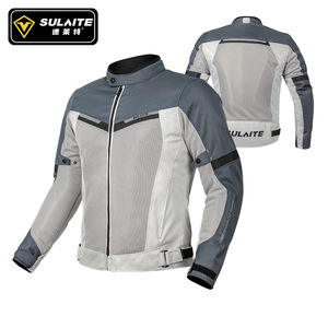 <span class=keywords><strong>Giacca</strong></span> Protettiva SULAITE Personalizzata CE2, Accessori <span class=keywords><strong>Moto</strong></span> Estivi, Maglia Riflettente <span class=keywords><strong>da</strong></span> Uomo per Motociclisti - Product Image 1