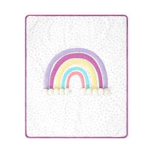 Colorful <strong>Rainbow</strong> Baby <strong>Bedding</strong> Set for Newborn Wholesale Baby Girls <strong>Cot</strong> <strong>Bedding</strong> Set - Product Image 2
