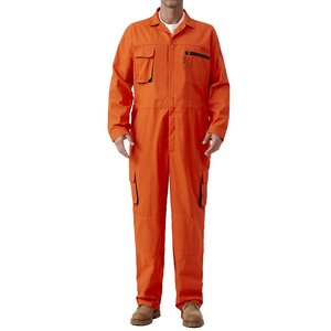 Nouvel ensemble de combinaisons de travail pour hommes en 100 % polyester, uniformes de sécurité pour le personnel, prix de gros - Product Image 3