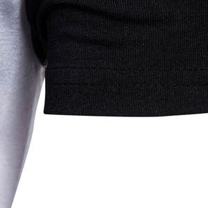 <b>Men's</b> Summer Sport <b>Hoodie</b> T-Shirt Regular Fit <b>Short</b> <b>Sleeve</b> Solid Patchwork Drawstring Top Plus Size Option Available Regular Fit - Product Image 4