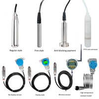 Sonde 16-21,5 mm 4-20 mA Piezomètre hydrostatique en acier inoxydable Capteur de niveau d'eau submersible Transmetteur pour puits profond