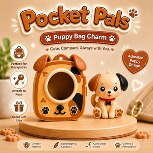 Pendentif d'animal imprimé en 3D pour sac à dos, mignon, créatif, porte-clés - Product Image 6