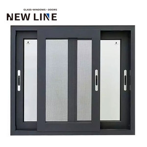 กระจกนิรภัยสองชั้นแบบปรับได้หน้าต่างบานเลื่อนเอียงเข้าด้านในด้านนอกสำหรับบ้านอลูมิเนียมอัลลอยด์ปรับอุณหภูมิได้ตามแนวนอน - Product Image 1