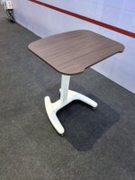 Table d'appoint mobile réglable en hauteur, bureau inclinable pour ordinateur portable avec plateau latéral supplémentaire pour chambre et canapé