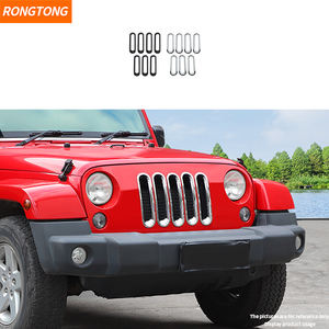 Couvre-phare avant de voiture/clignotant/grilles décoratives pour <span class=keywords><strong>Jeep</strong></span> <span class=keywords><strong>Wrangler</strong></span> JK 2007-2017, <span class=keywords><strong>accessoires</strong></span> de style - Product Image 1