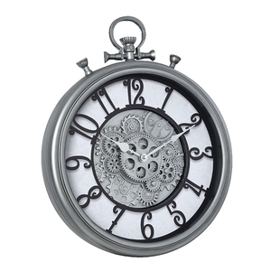 Modern Plastic Quartz Needle Display Hanging Wall Clock with Still Life Pattern for Living Room <strong>Home</strong> Decor - Product Image 2